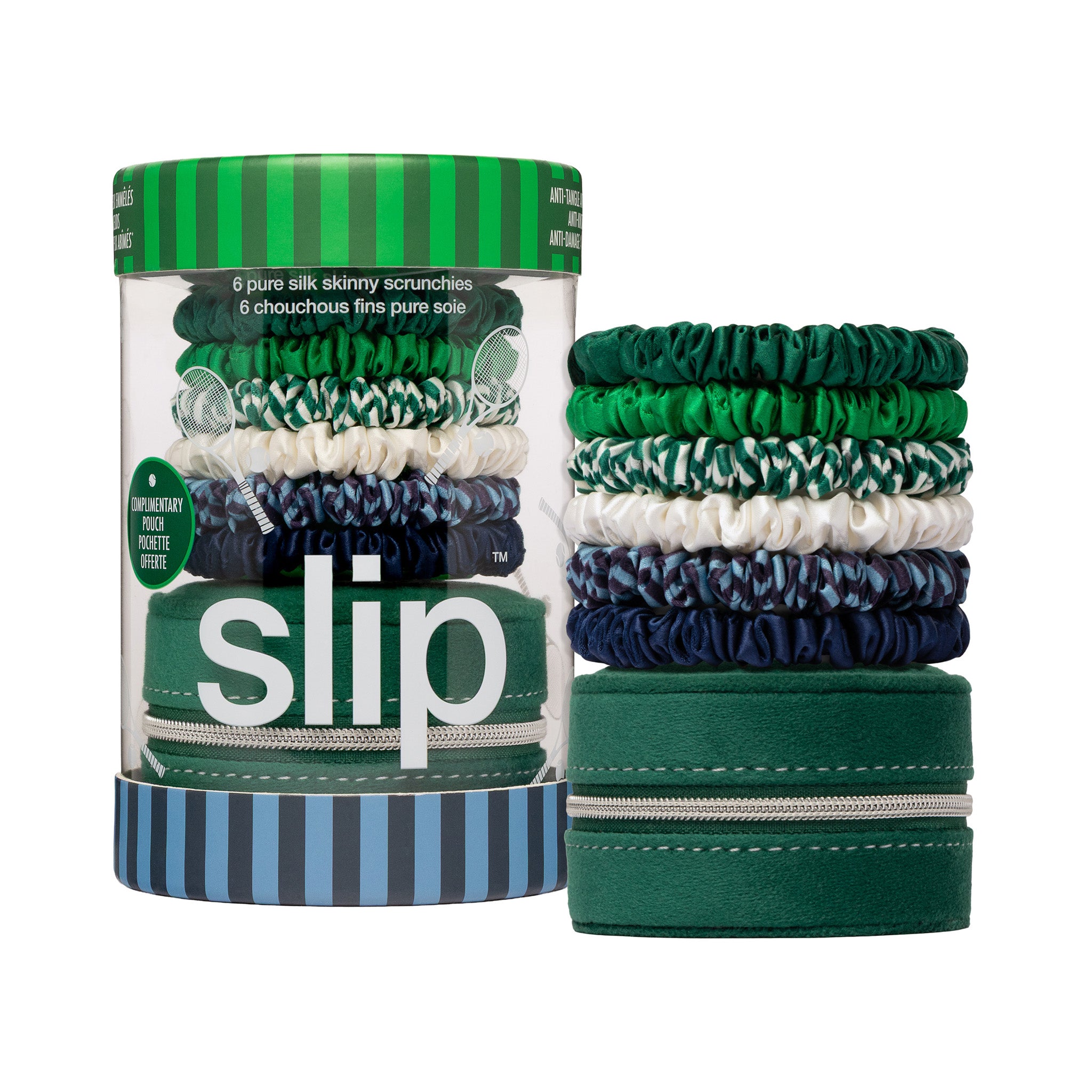 SKINNY SCRUNCHIES - SET OF 6 - HAIR ON POINT