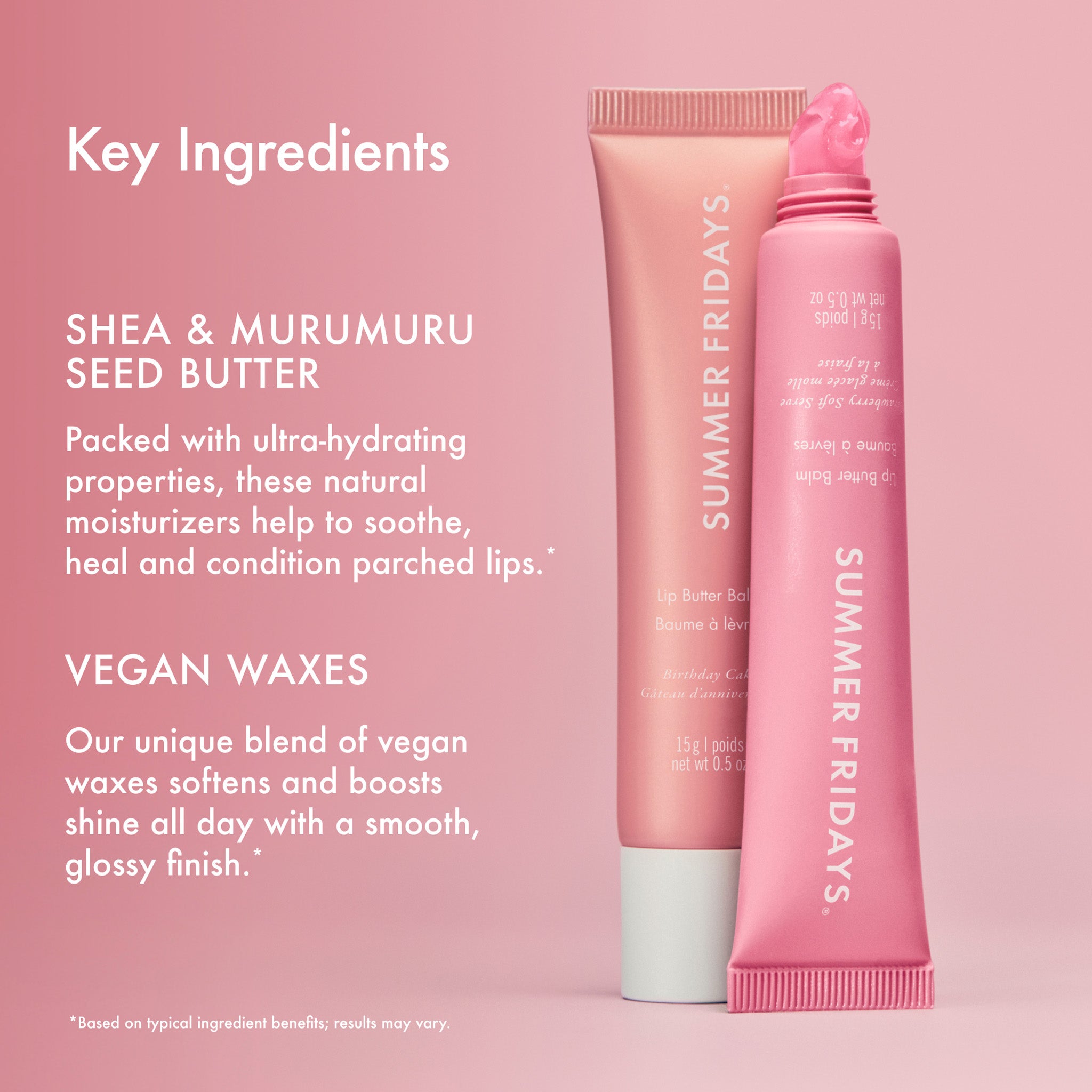 SWEET PINK DUO LIP BUTTER BALM - BIRTHDAY SET